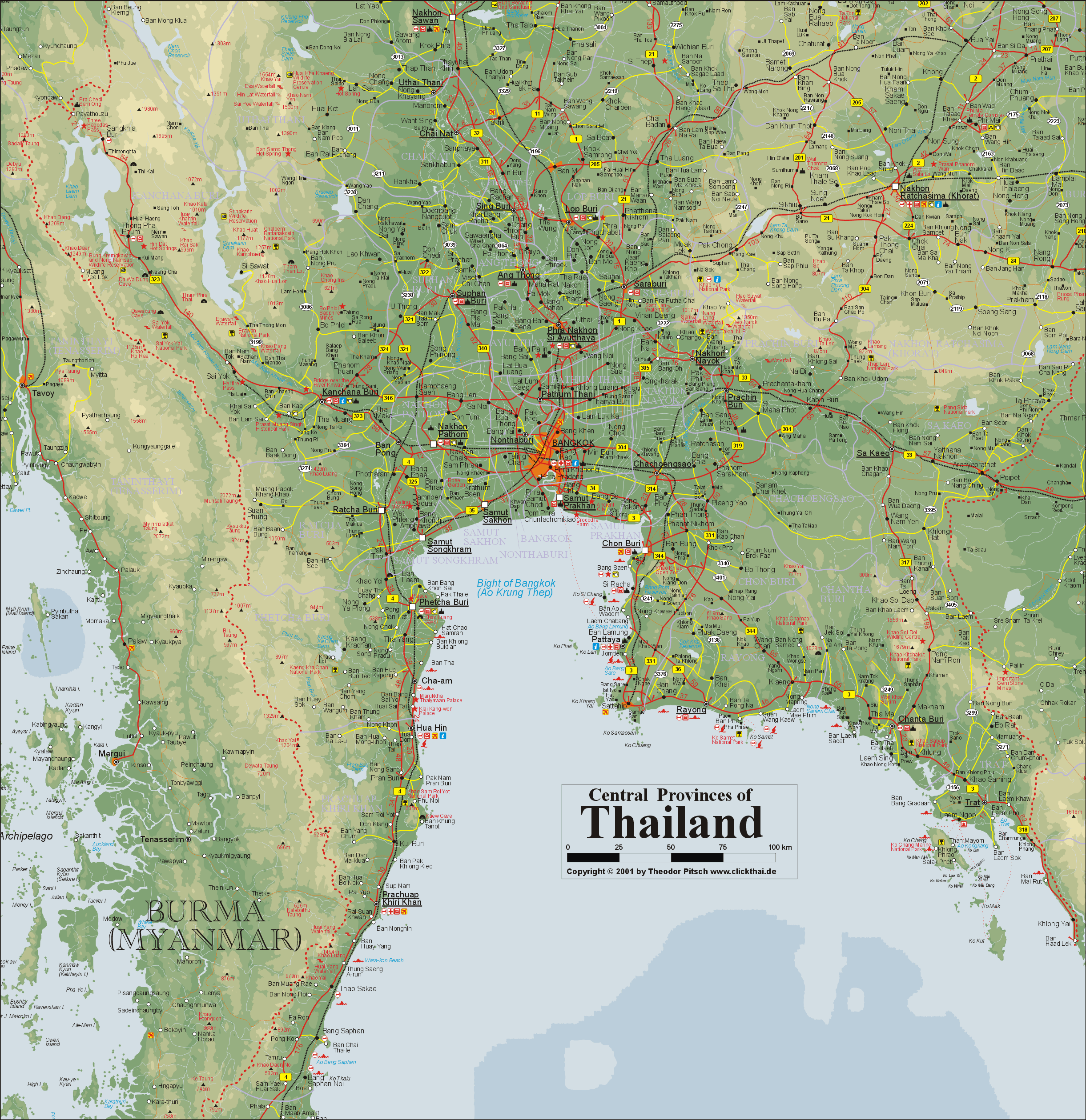 Thailand Map Geography Of Thailand Map Of Thailand Wo - vrogue.co